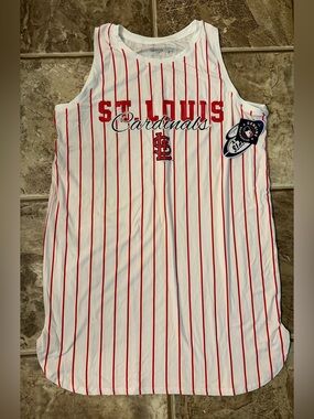 Kids Red & White Stripe Pajama Tank